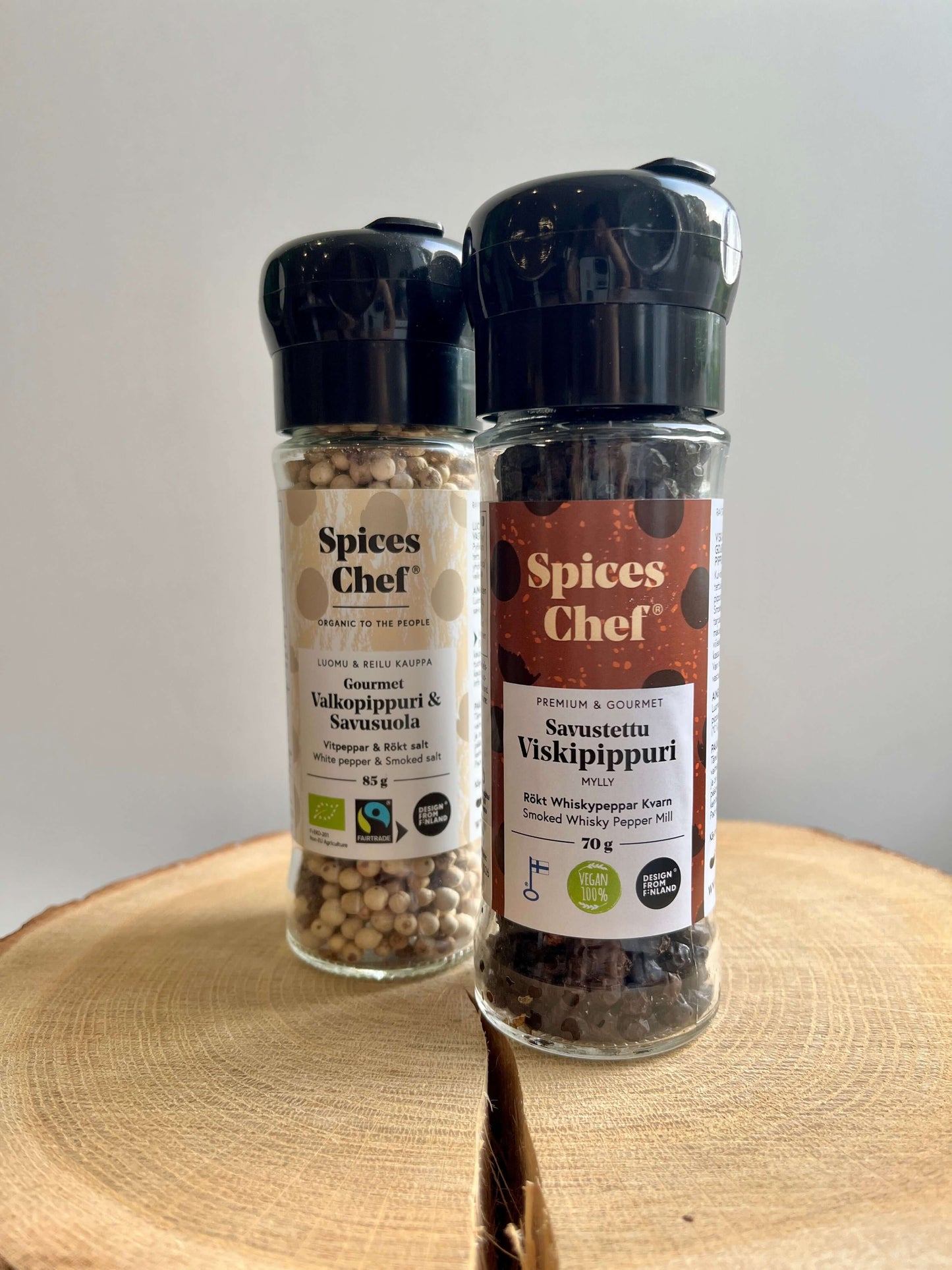 Spices Chef Geräucherter Whiskey Pfeffermühle Bio 70g