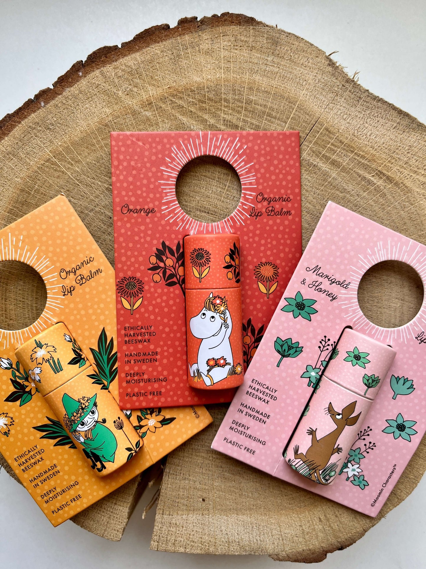 Gustaf & Linnea Moomin Lippenbalsam Ringelblume & Honig 8.5g