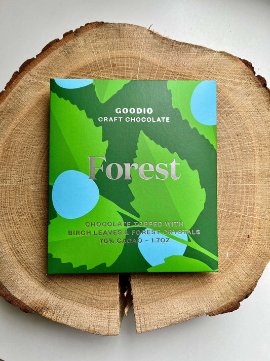 Goodio Forest 70% vegane Schokolade 48g (saisonal verfügbar)