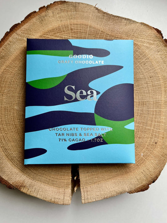 Goodio Sea 71% vegane Schokolade 48g (saisonal verfügbar)