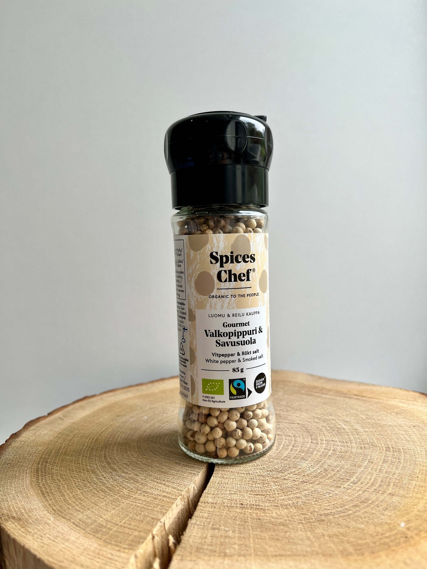 Spices Chef Weisser Pfeffer & Räuchersalz Mühle Bio 85g