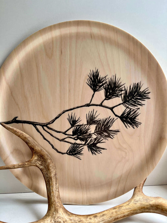 Miiko Tablett Kieferzweig Ø35cm