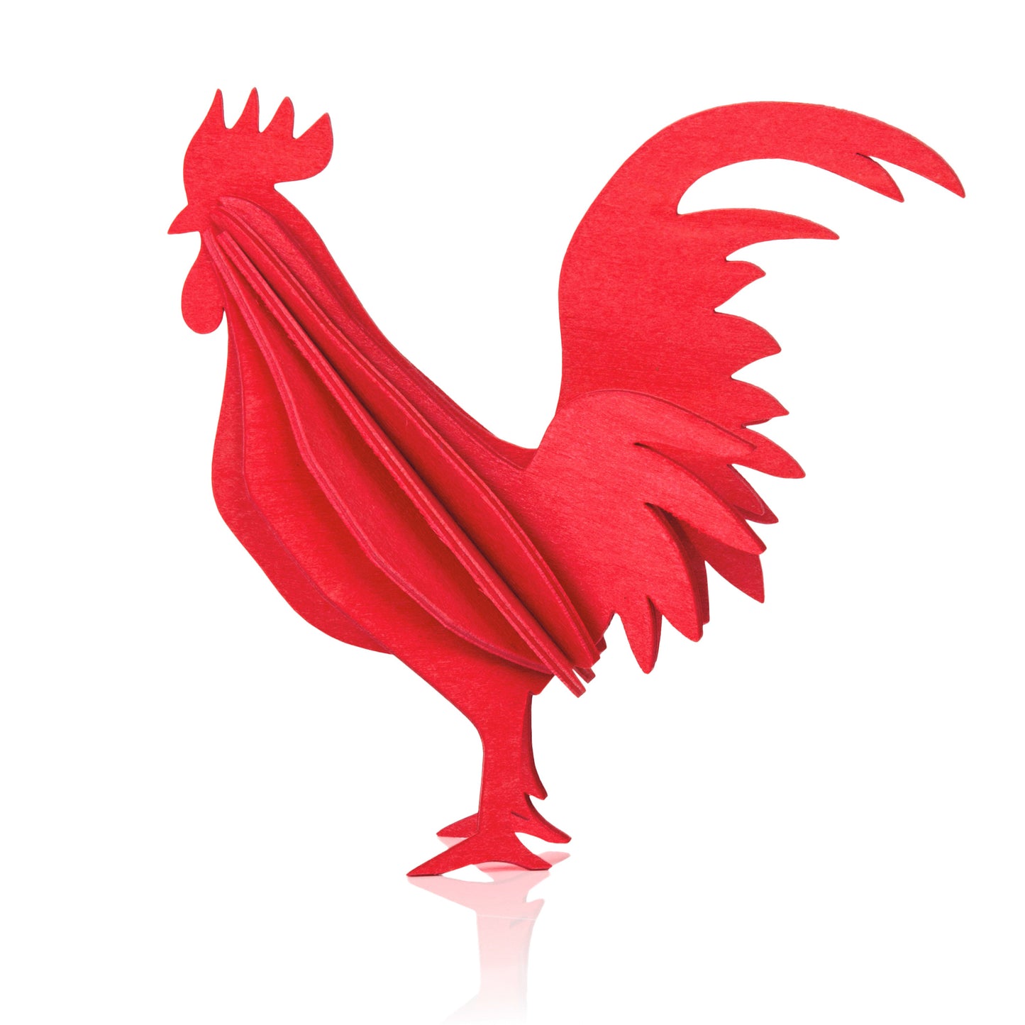 Lovi Rooster Bright Red M 10cm 