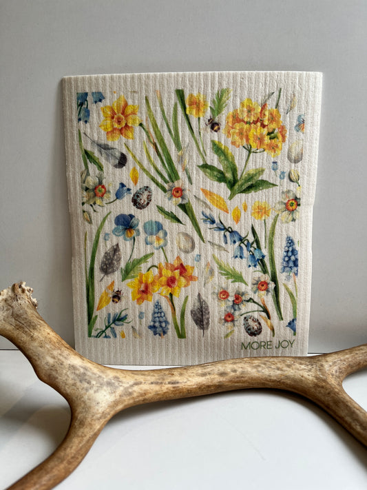 More Joy Schwammtuch "Frühlingsblumen"