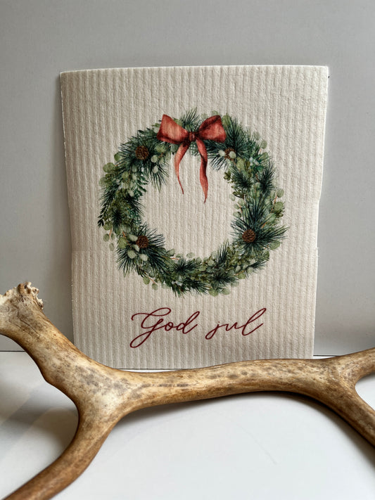More Joy Schwammtuch "God Jul"