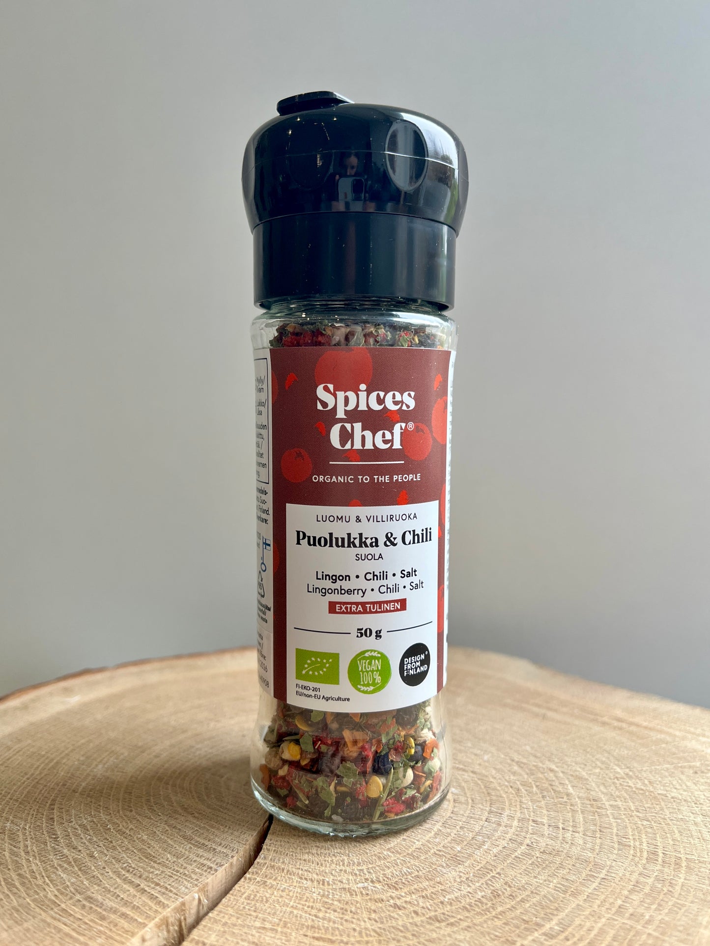 Spices Chef Preiselbeere & Chili Salzmühle Bio 50g