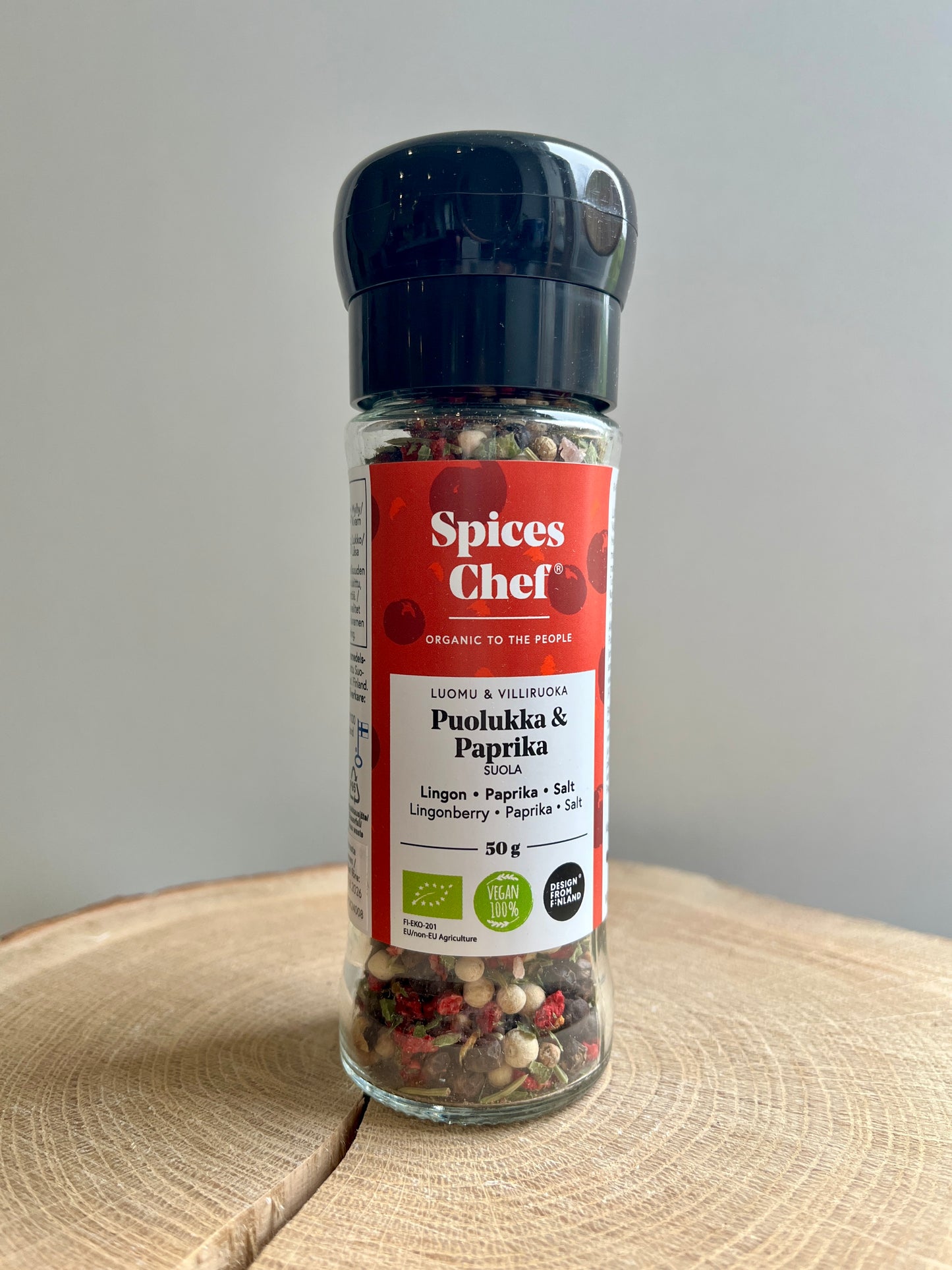 Spices Chef Lingonberry & Paprica Salt Mill Bio 50g