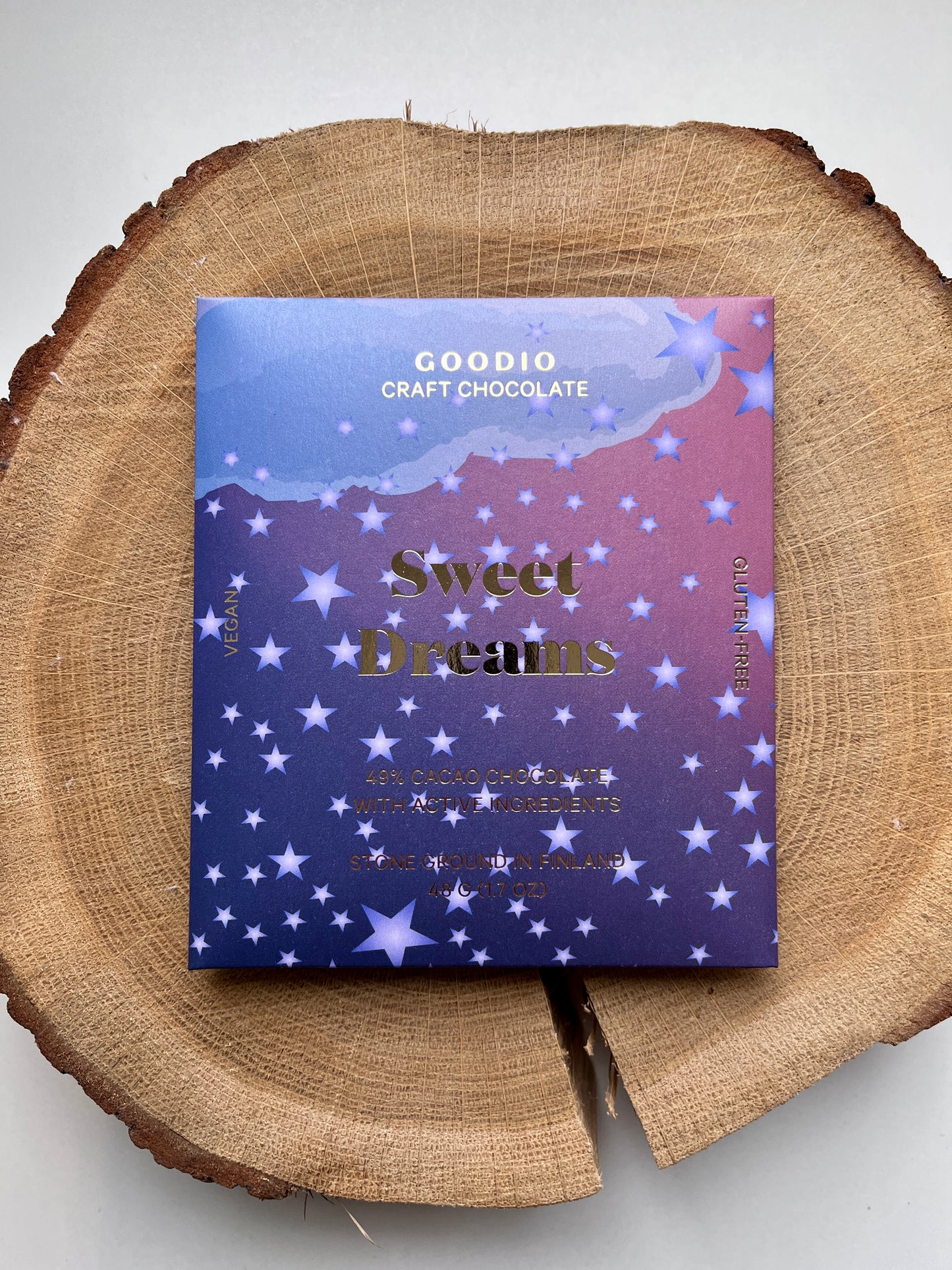 Goodio Sweet Dreams 49% vegane Schokolade 48g (saisonal verfügbar)