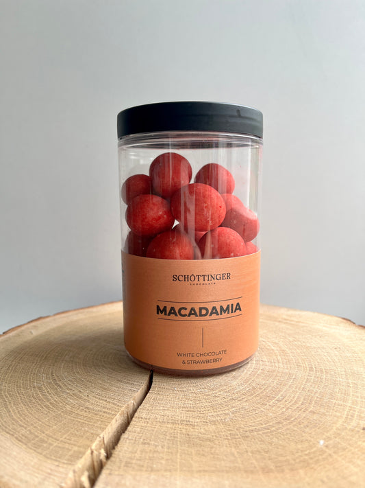 Schöttinger Macadamia Weisse Schokolade & Erdbeere 250g
