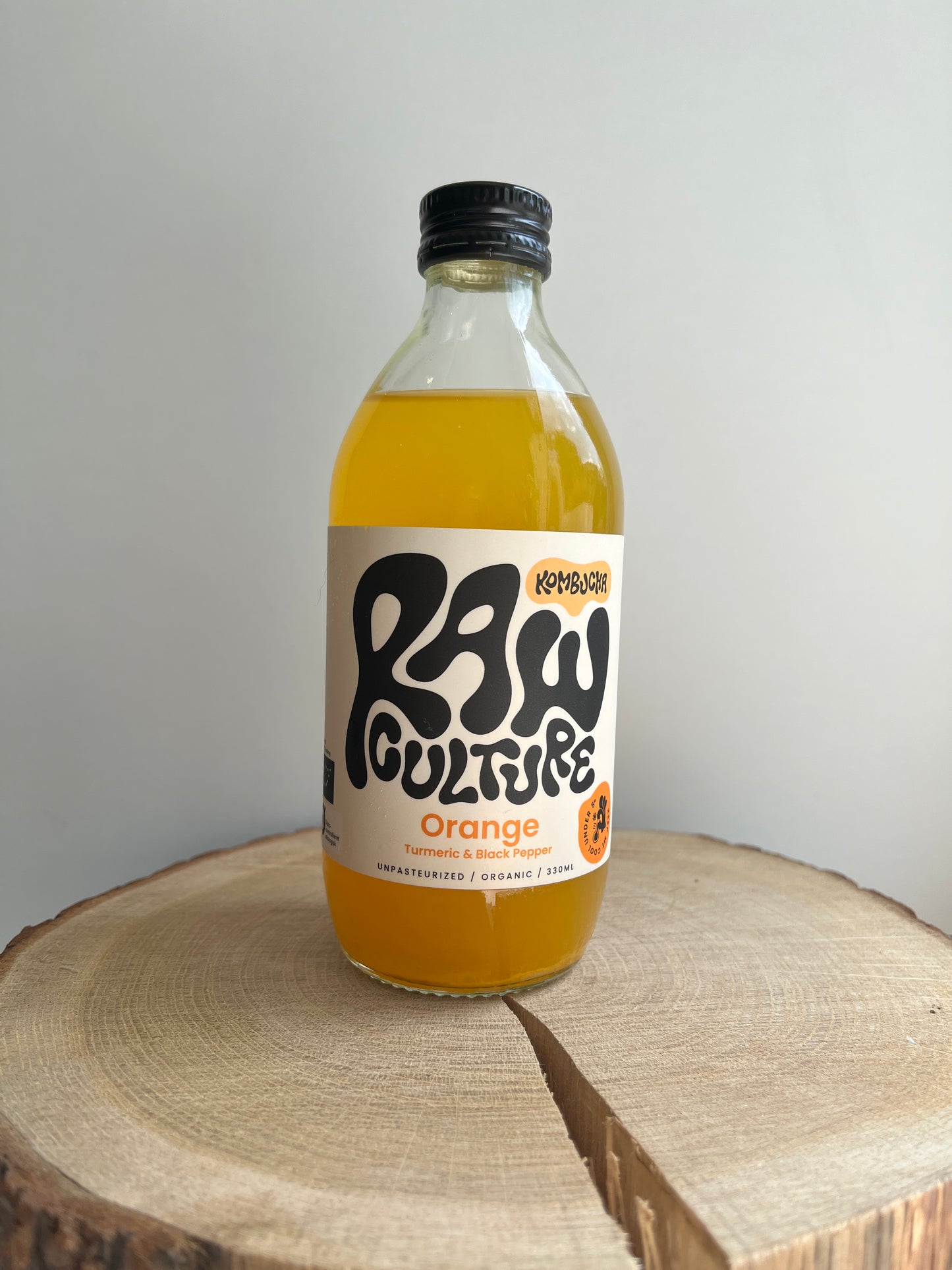 rawculture Orange Kombucha 330ml