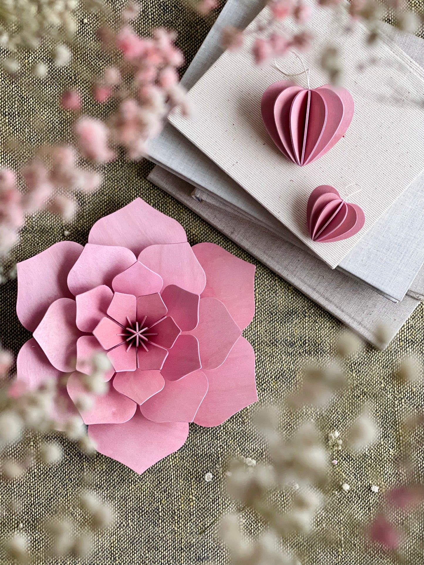 Lovi Deco Flower Light Pink L 15 cm
