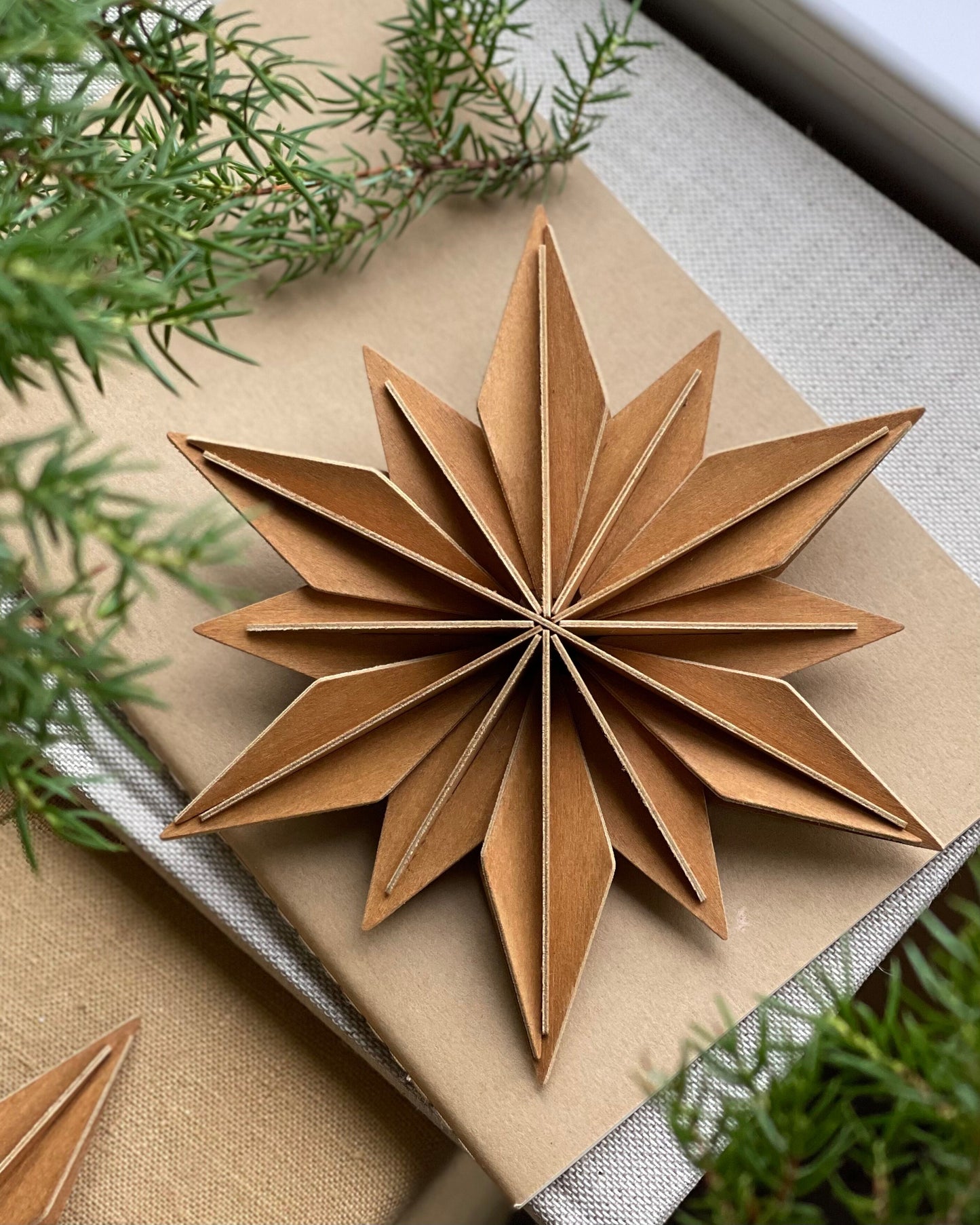 Lovi Deko Stern Zimt L 15cm